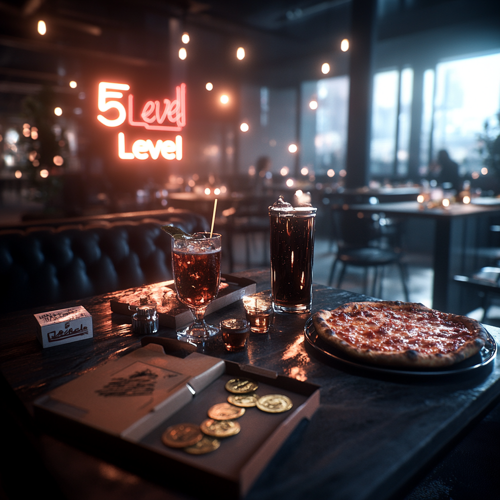 Cargo truck near containers